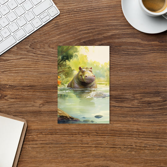 Henry The Hippo Postcard